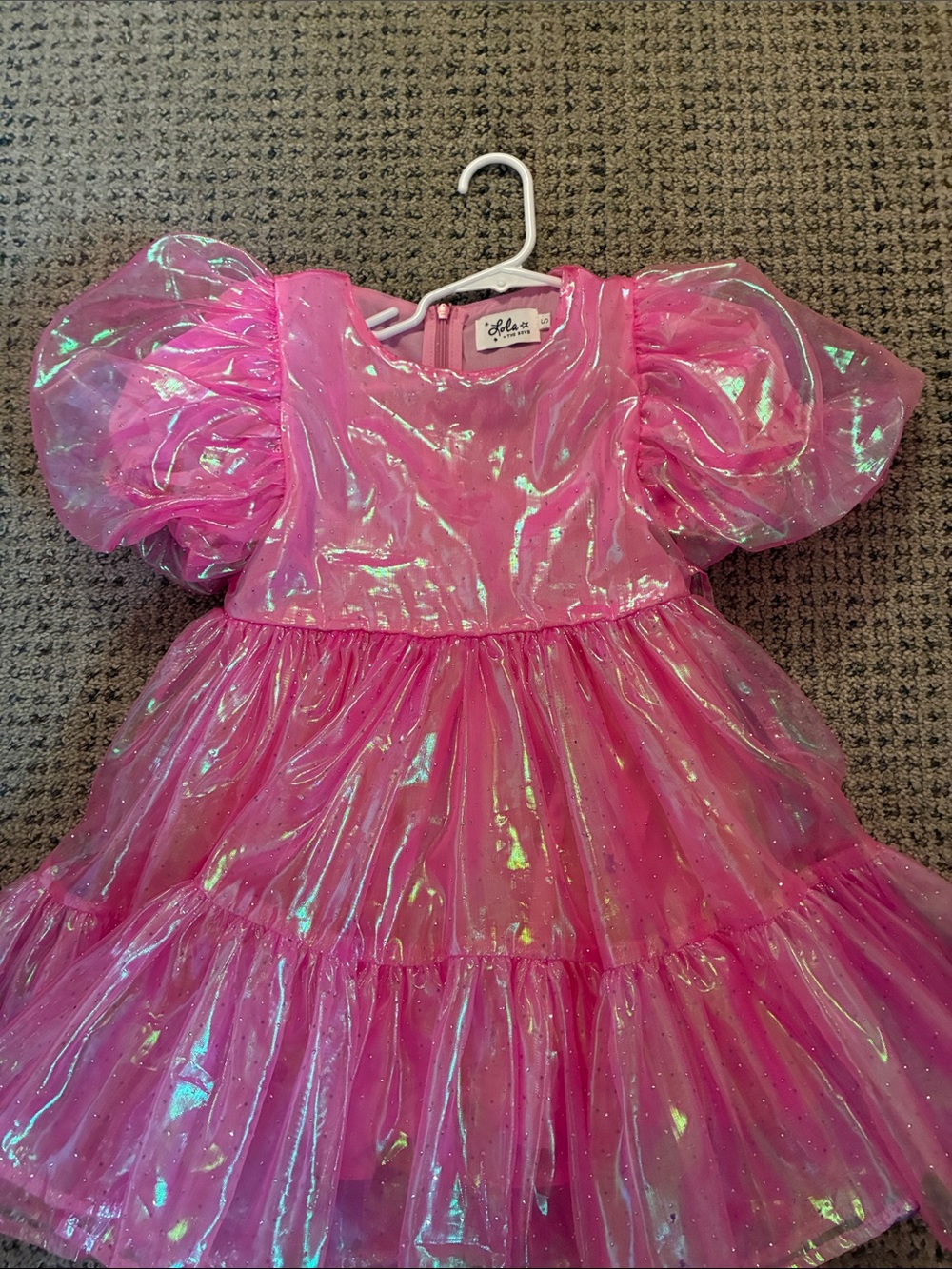 Lola + The Boys pink sequin dress - Picture 3 of 5
